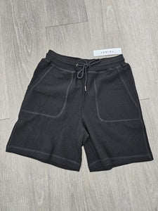 Tribal - 2165O - Textured Knit Pull On Short - Black