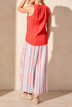 Load image into Gallery viewer, Tribal - 2168O - Sleeveless Blouse With Button Placket - Poppy
