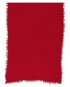 Fraas - 658100 - Virgin Wool Scarf - Red