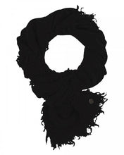 Load image into Gallery viewer, FRAAS - 658100 - Virgin Wool Scarf - Black
