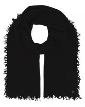 Load image into Gallery viewer, FRAAS - 658100 - Virgin Wool Scarf - Black
