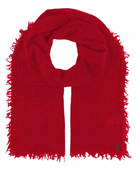 Fraas - 658100 - Virgin Wool Scarf - Red