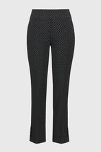 Load image into Gallery viewer, Joseph Ribkoff - 244140 - Jacquard Abstract Print Pull-On Pant - Black/White
