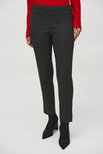 Load image into Gallery viewer, Joseph Ribkoff - 244140 - Jacquard Abstract Print Pull-On Pant - Black/White

