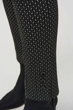 Load image into Gallery viewer, Joseph Ribkoff - 244140 - Jacquard Abstract Print Pull-On Pant - Black/White
