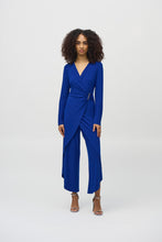 Load image into Gallery viewer, Joseph Ribkoff - 244155 - Silky Knit Wrap Culotte Jumpsuit - Royal Sapphire
