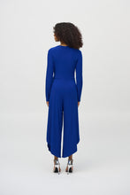 Load image into Gallery viewer, Joseph Ribkoff - 244155 - Silky Knit Wrap Culotte Jumpsuit - Royal Sapphire
