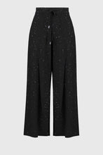 Load image into Gallery viewer, Joseph Ribkoff - 244922 - Sequined Knit Wide Pant - Black
