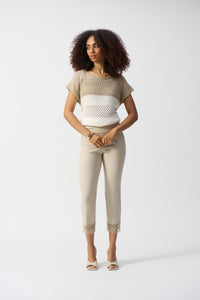 Joseph Ribkoff - 251053 - Millennium Cropped Pant - Moonstone