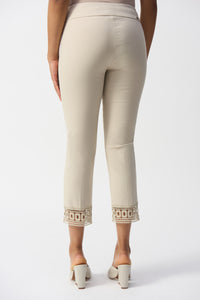 Joseph Ribkoff - 251053 - Millennium Cropped Pant - Moonstone
