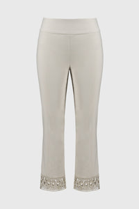 Joseph Ribkoff - 251053 - Millennium Cropped Pant - Moonstone