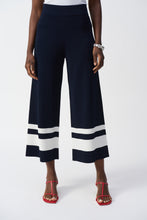 Load image into Gallery viewer, Joseph Ribkoff - 251945 - Striped Casual Wide Leg - Midnight Blue/Vanilla
