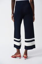 Load image into Gallery viewer, Joseph Ribkoff - 251945 - Striped Casual Wide Leg - Midnight Blue/Vanilla
