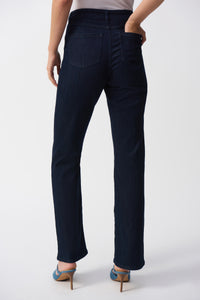 Joseph Ribkoff - 251967 - Classic Bootcut Stretch Jeans - Dark Denim Blue