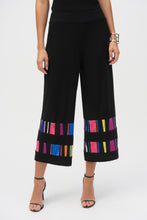 Load image into Gallery viewer, Joseph Ribkoff - 252051 - Stripe Print Culotte Pants - Black/Multi
