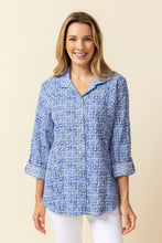 Load image into Gallery viewer, Habitat - H40520 - Boyfriend Tunic Blouse - Rain
