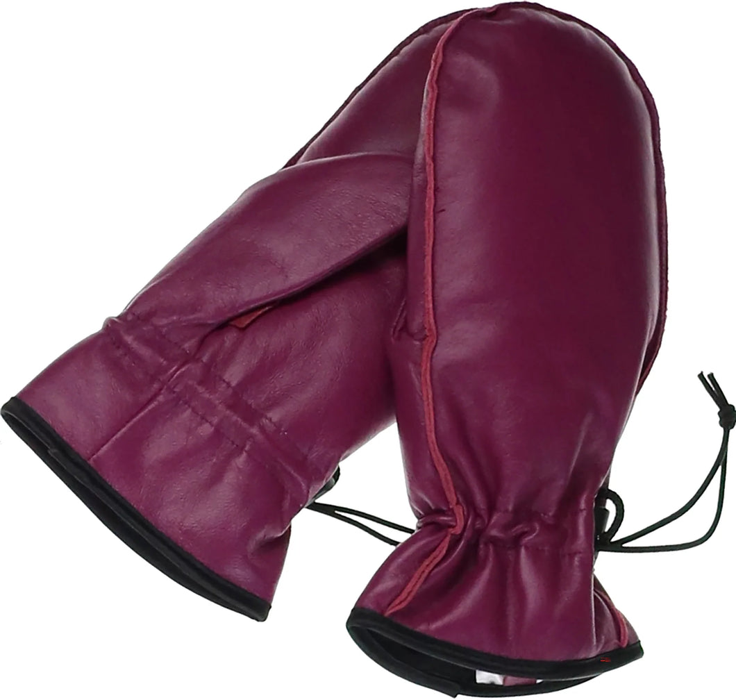 FRAAS -  494023 - Leather Mitten Gloves Orchid