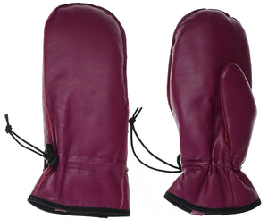 FRAAS -  494023 - Leather Mitten Gloves Orchid