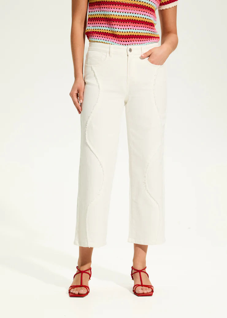 FDJ - 5504948 - Christina Wide Crop - Ivory