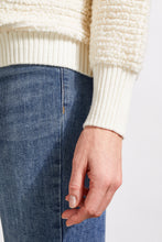 Load image into Gallery viewer, Tribal - 5651O - Oversized Drop Shoulder Polo Sweater - Eggshell
