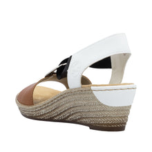 Load image into Gallery viewer, Rieker - 624H6-24 - Sandals - Brown Combination
