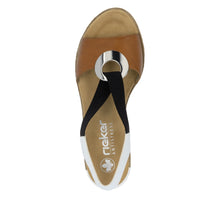 Load image into Gallery viewer, Rieker - 624H6-24 - Sandals - Brown Combination
