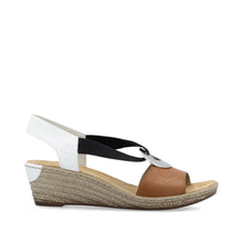 Load image into Gallery viewer, Rieker - 624H6-24 - Sandals - Brown Combination
