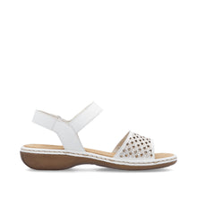 Load image into Gallery viewer, Rieker - 65967-80 - Velcro Strap Sandals - Massa Kelso - White
