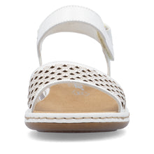 Load image into Gallery viewer, Rieker - 65967-80 - Velcro Strap Sandals - Massa Kelso - White
