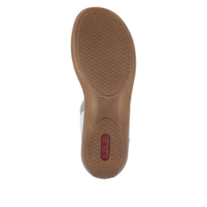 Rieker - 65967-80 - Velcro Strap Sandals - Massa Kelso - White