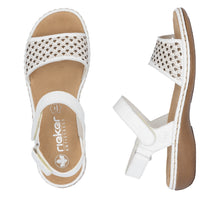 Load image into Gallery viewer, Rieker - 65967-80 - Velcro Strap Sandals - Massa Kelso - White
