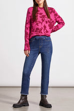 Load image into Gallery viewer, Tribal - 6733O - Audrey Pull On Straight Crop Pant - River Blue
