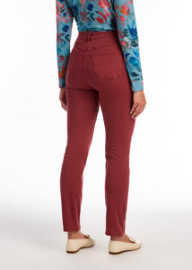 FDJ - 8864511 - Petite Suzanne Straight Leg - Rust Red