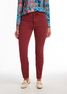 FDJ - 8864511 - Petite Suzanne Straight Leg - Rust Red