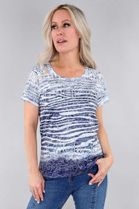 Michael Tyler - 850 - T-Shirt - Blue Animal Print