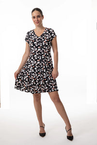 Bali - 8642 - Dress - Black/Multi