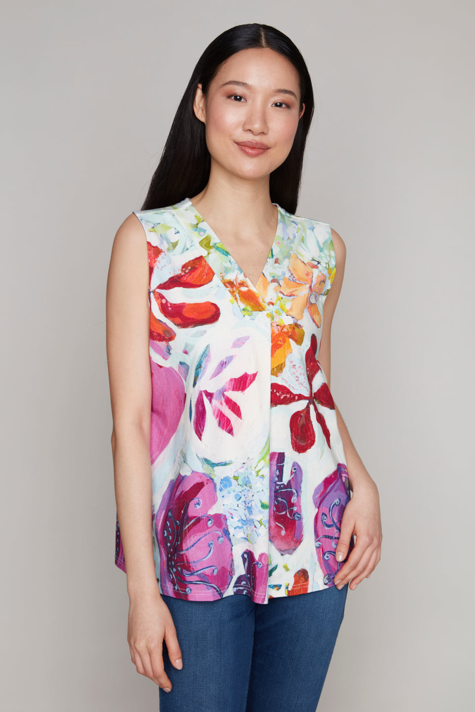 Claire Desjardins - 92038 - Bamboo Knit Top - A Smattering of Spring