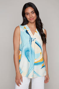 Claire Desjardins - 92039 - Knit Cami - Summer Sky Print