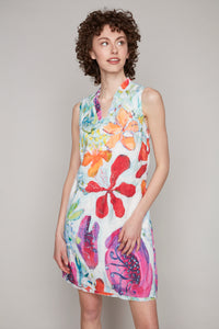 Claire Desjardins - 92055 - Linen Cotton Dress - A Smattering of Spring
