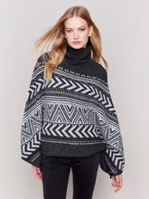 Load image into Gallery viewer, Charlie B - C2732 - Hairy Yam Poncho - Charcoal
