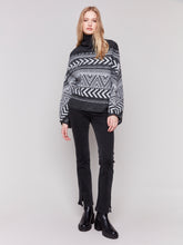 Load image into Gallery viewer, Charlie B - C2732 - Hairy Yam Poncho - Charcoal

