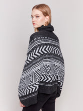 Load image into Gallery viewer, Charlie B - C2732 - Hairy Yam Poncho - Charcoal
