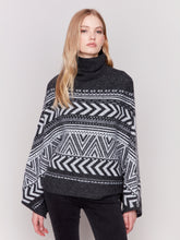 Load image into Gallery viewer, Charlie B - C2732 - Hairy Yam Poncho - Charcoal
