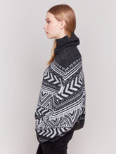 Load image into Gallery viewer, Charlie B - C2732 - Hairy Yam Poncho - Charcoal
