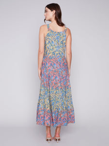 Charlie B - C3169P - Printed Tiered Maxi Dress - Glory