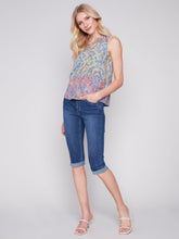 Load image into Gallery viewer, Charlie B - C4529P - Sleeveless Top Printed - Glory
