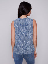 Load image into Gallery viewer, Charlie B - C4529P - Sleeveless Top Printed - Petals
