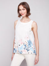 Load image into Gallery viewer, Charlie B - C4532BY - Sleeveless Printed Linen Top - Supermova
