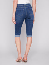 Load image into Gallery viewer, Charlie B - C5208Y - Stretch Twill Pedal Pusher Pant - Indigo

