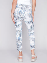 Load image into Gallery viewer, Charlie B - C5219Z - Printed Crinkle Pull On Jogger - Summer Leaf
